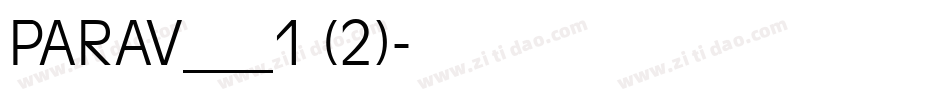 PARAV___1 (2)字体转换